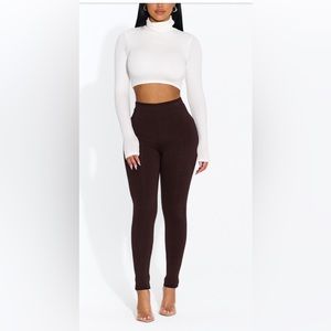 Dark Brown NW Leggings